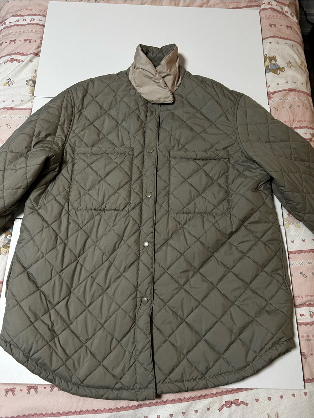 Dynamite Quilted Lightweight Jacket - Olive